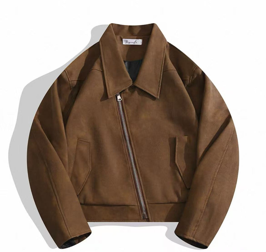The Ascendant Suede Moto Jacket